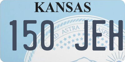 KS license plate 150JEH