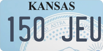 KS license plate 150JEU