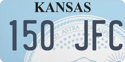 KS license plate 150JFC