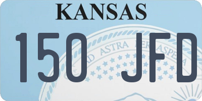 KS license plate 150JFD