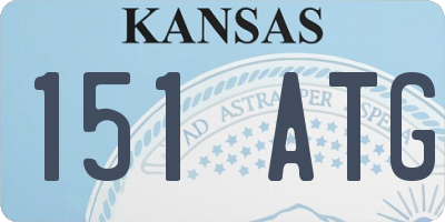 KS license plate 151ATG