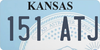 KS license plate 151ATJ