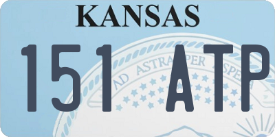 KS license plate 151ATP