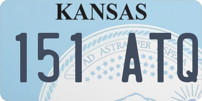 KS license plate 151ATQ
