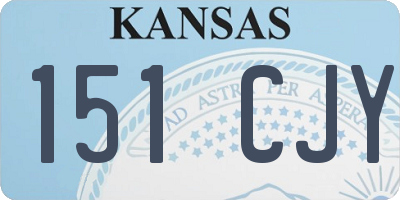 KS license plate 151CJY