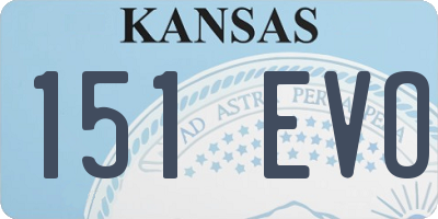 KS license plate 151EVO