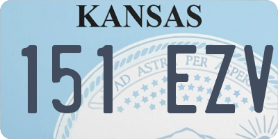 KS license plate 151EZV