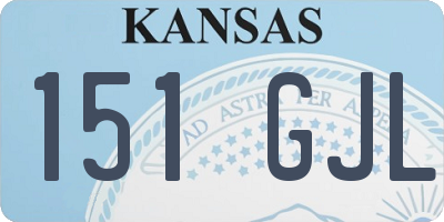KS license plate 151GJL