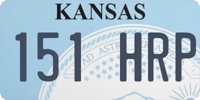 KS license plate 151HRP