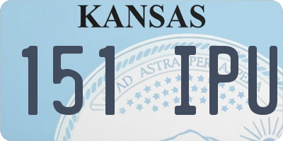 KS license plate 151IPU