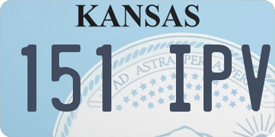 KS license plate 151IPV