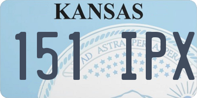 KS license plate 151IPX