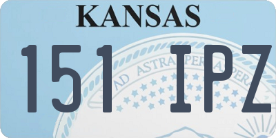 KS license plate 151IPZ