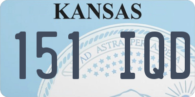 KS license plate 151IQD