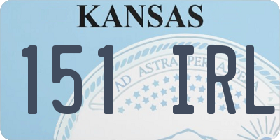KS license plate 151IRL