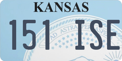 KS license plate 151ISE