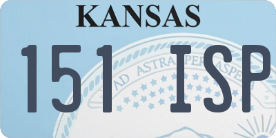 KS license plate 151ISP