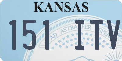 KS license plate 151ITV