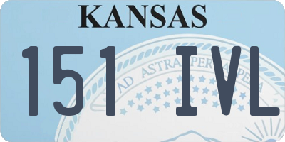 KS license plate 151IVL
