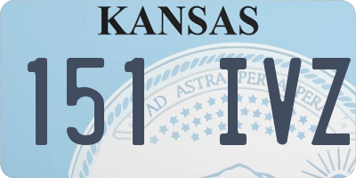 KS license plate 151IVZ