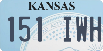 KS license plate 151IWH