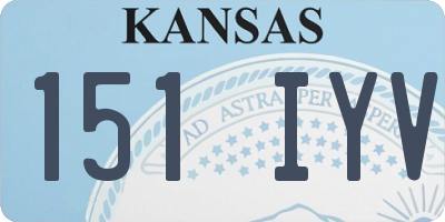 KS license plate 151IYV