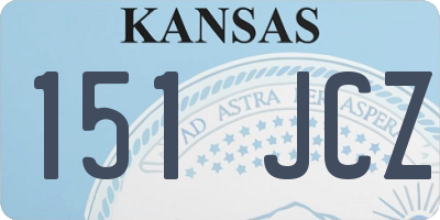 KS license plate 151JCZ