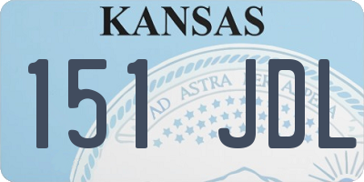 KS license plate 151JDL