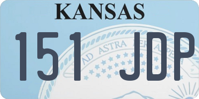 KS license plate 151JDP