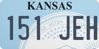 KS license plate 151JEH