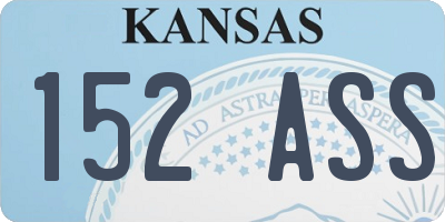KS license plate 152ASS