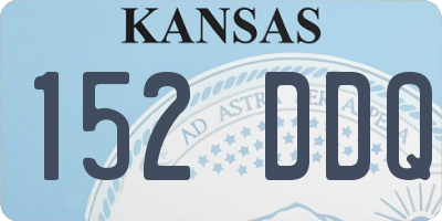 KS license plate 152DDQ