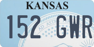 KS license plate 152GWR