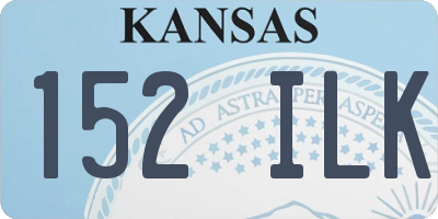 KS license plate 152ILK