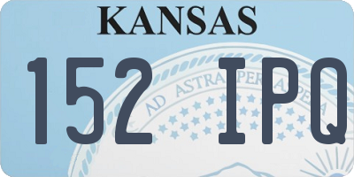 KS license plate 152IPQ