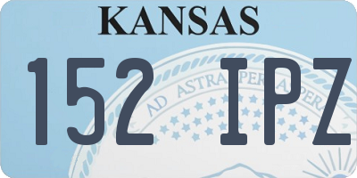 KS license plate 152IPZ