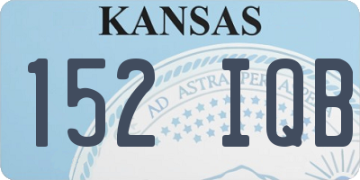 KS license plate 152IQB