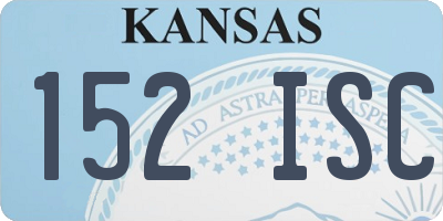 KS license plate 152ISC