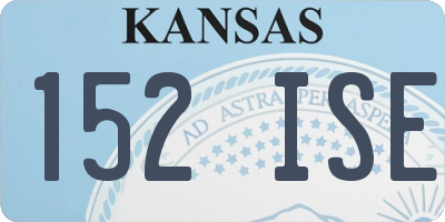 KS license plate 152ISE