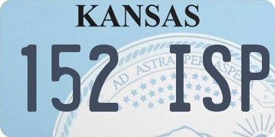 KS license plate 152ISP