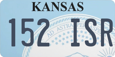 KS license plate 152ISR