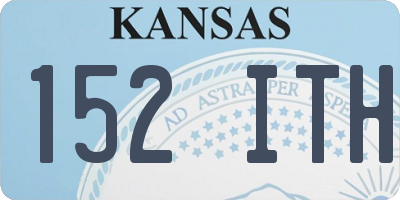 KS license plate 152ITH