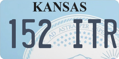 KS license plate 152ITR