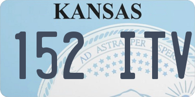 KS license plate 152ITV