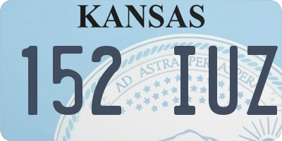 KS license plate 152IUZ