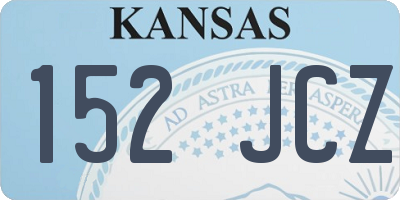 KS license plate 152JCZ