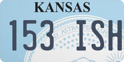 KS license plate 153ISH