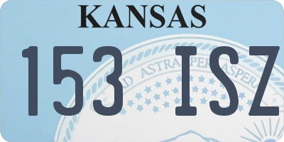 KS license plate 153ISZ