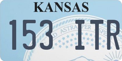 KS license plate 153ITR