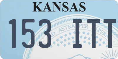 KS license plate 153ITT